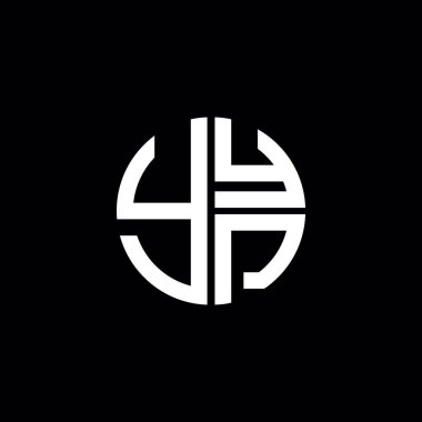 YYP logosu YYP simgesi YYP vektörü YYYP harfi YYYP minimalist YYYP Çemberi düz modern düz soyut logo tasarımı