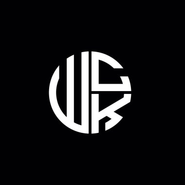 WCK logosu WCK simgesi WCK harfi minimalist daire düz modern soyut logo tasarımı