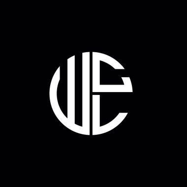 WCL logosu WCL simgesi WCL monogram WCL harf minimalist daire düz modern logo tasarımı