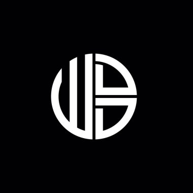 WDD logo WDD simgesi WDD monogram WDD harf minimalist daire düz modern soyut logo tasarımı