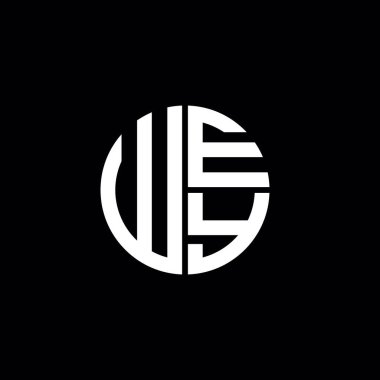 WEY logosu WEY simgesi WEY harfi minimalist daire düz modern soyut logo tasarımı