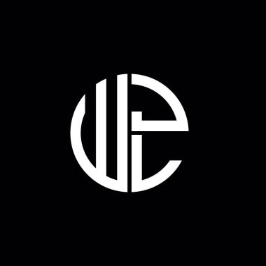 WJL logosu WJL simgesi WJL harfli minimalist daire düz modern logo tasarımı
