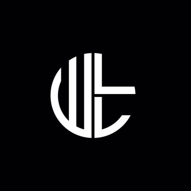 WLL logo WLL simgesi WLL harfli minimalist daire düz modern soyut logo tasarımı
