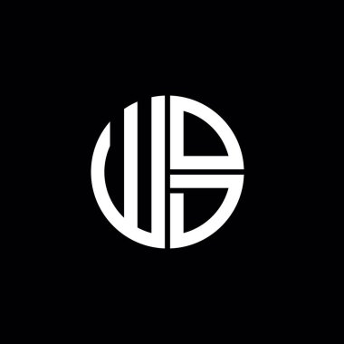 WOD logosu WOD simgesi WOD monogramı WOD harfi minimalist daire düz modern soyut logo tasarımı