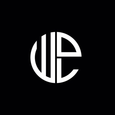 WOL logo WOL simgesi WOL monogram WOL harf minimalist daire düz modern soyut logo tasarımı