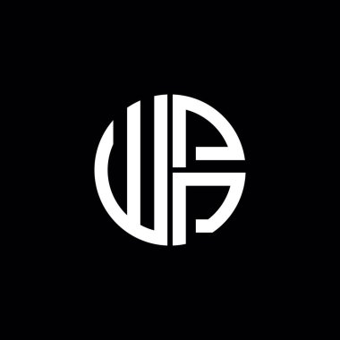 WPP logosu WPP simgesi WPP harfli minimalist daire düz modern soyut logo tasarımı