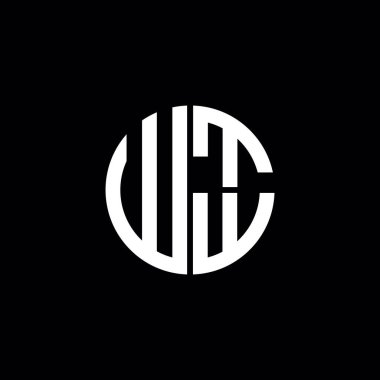 WTW logosu WTW ikonu WTW monogram WTW harf minimalist daire düz modern logo tasarımı