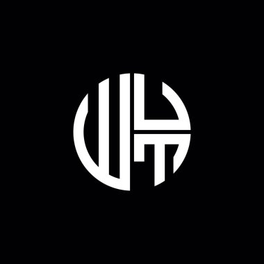 WUT logosu WUT simgesi WUT harfli WUT harfi minimalist daire düz modern soyut logo tasarımı