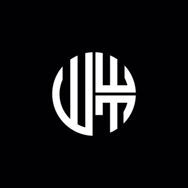 WWT logosu WWT simgesi WWT harfi minimalist daire düz modern soyut logo tasarımı