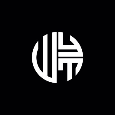 WYT logosu WYT başlığı WYT harfi minimalist daire düz modern logo tasarımı