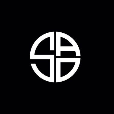 SAO logosu SAO simgesi SAO harfi minimalist daire düz modern soyut logo tasarımı
