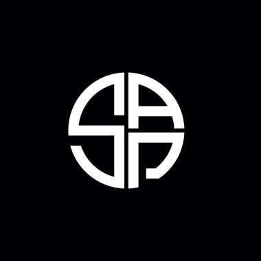 SAP logosu SAP simgesi SAP harfi minimalist daire düz modern soyut logo tasarımı