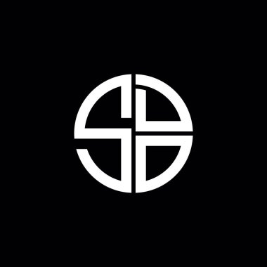 SDO logosu SDO başlığı SDO harfi minimalist Çember düz modern soyut logo tasarımı