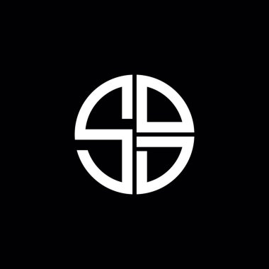SOD logosu SOD monogram SOD SOD harf minimalist daire düz modern soyut logo tasarımı