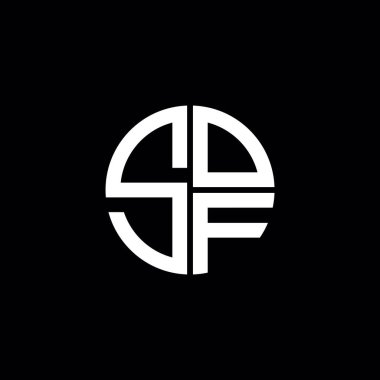 SOF logo SOF simgesi SOF harfinin baş harfi SOF minimalist Çember düz modern soyut logo tasarımı
