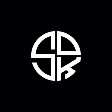 SOK logo SOK simgesi SOK monogram SOK harf minimalist daire düz modern soyut logo tasarımı