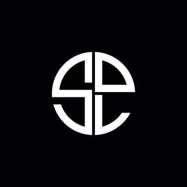 SOL logo SOL simgesi SOL monogram SOL harf minimalist daire düz modern soyut logo tasarımı