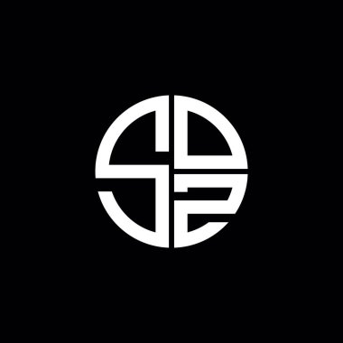 SOZ logosu SOZ simgesi SOZ monogramı SOZ harfi minimalist daire düz modern soyut logo tasarımı