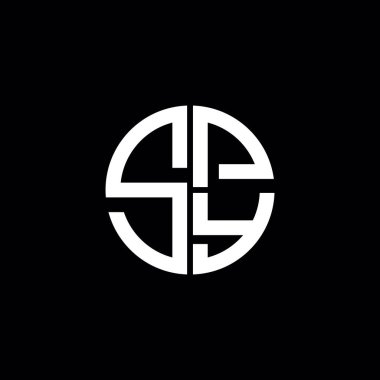 Casus simgesi Casus başlığı Casus harfi minimalist daire düz modern soyut logo tasarımı