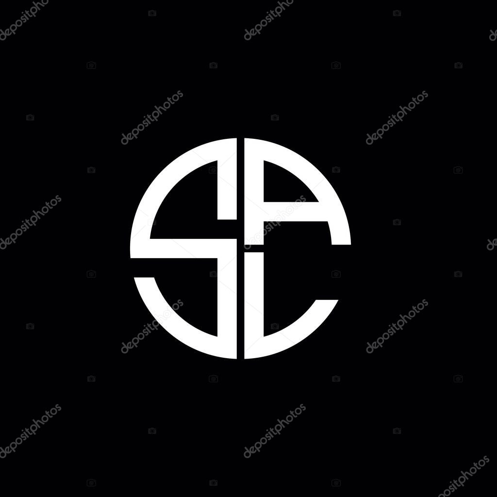 SAL logo SAL icon SAL monogram SAL letter minimalist Circle flat Unique modern abstract logo design