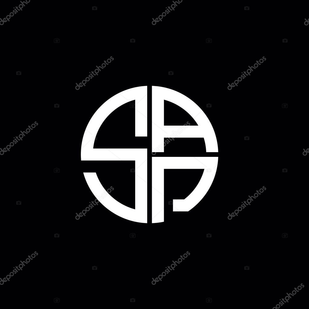 SAP logo SAP icon SAP monogram SAP letter minimalist Circle flat Unique modern abstract logo design