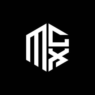 MCX logosu MCX simgesi MCX harfli minimalist daire düz modern soyut logo tasarımı.