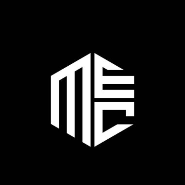 MEC logo MEC simgesi MEC harfli minimalist daire düz modern soyut logo tasarımı.