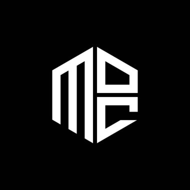 MOC logosu MOC simgesi MOC monogramı MOC harfi minimalist daire düz modern soyut logo tasarımı.
