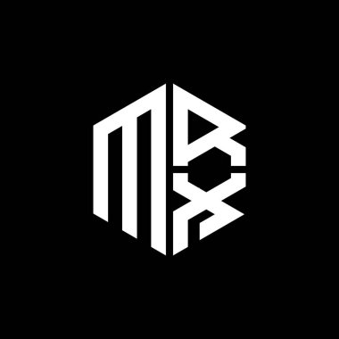 MRX logo MRX simgesi MRX monogram MRX harfi minimalist daire düz modern soyut logo tasarımı.