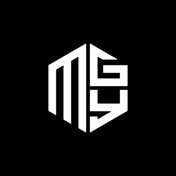 MGY logosu MGY simgesi MGY monogram MGY harfi minimalist daire düz modern soyut logo tasarımı.