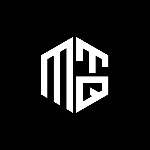 MTQ logosu MTQ simgesi MTQ monogram MTQ harfi minimalist daire düz modern soyut logo tasarımı.