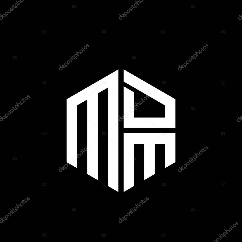 MDM logo MDM icon MDM monogram MDM letter minimalist Circle flat Unique modern abstract logo design.