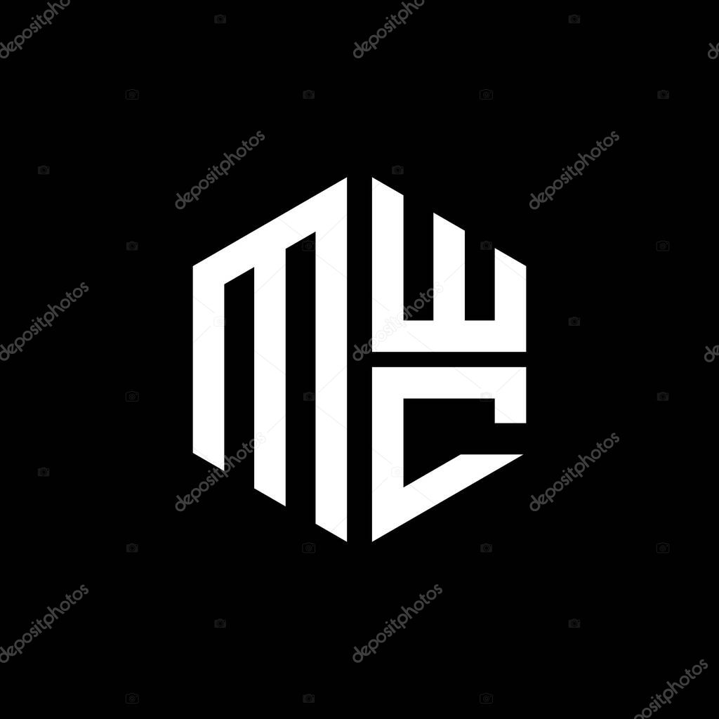 MWC logo MWC icon MWC monogram MWC letter minimalist Circle flat Unique modern abstract logo design.