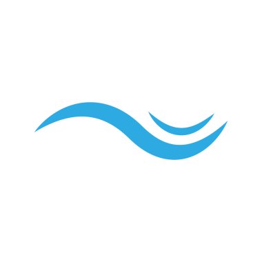 dalga sembolü illüstrasyon tasarımı