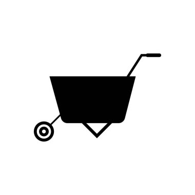 Alışveriş arabası simgesi çizimi