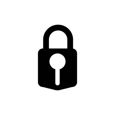 asma kilit simgesi element tasarımı