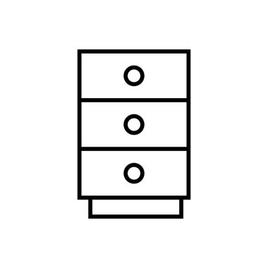 dolap simgesi illüstrasyon ögesi tasarımı