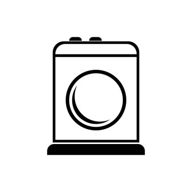 çamaşır makinesi resim tasarımı simgesi