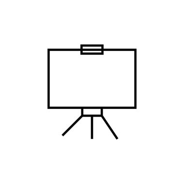 beyaz tahta simgesi illüstrasyon unsuru tasarımı