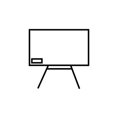 beyaz tahta simgesi illüstrasyon unsuru tasarımı