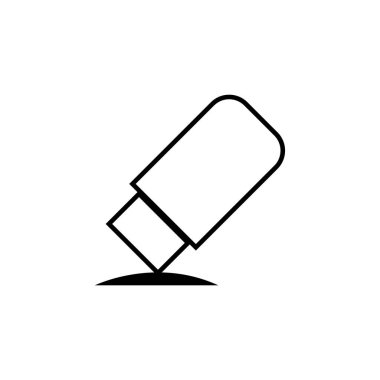 silgi simgesi illüstrasyon unsuru tasarımı