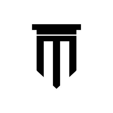 sütun simgesi illüstrasyon element tasarımı