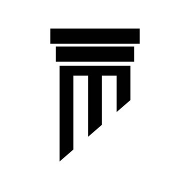 sütun simgesi illüstrasyon element tasarımı