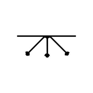 Avize simgesi illüstrasyon unsuru tasarımı