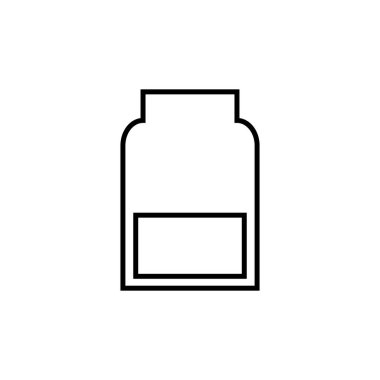 Kavanoz simgesi çizimi