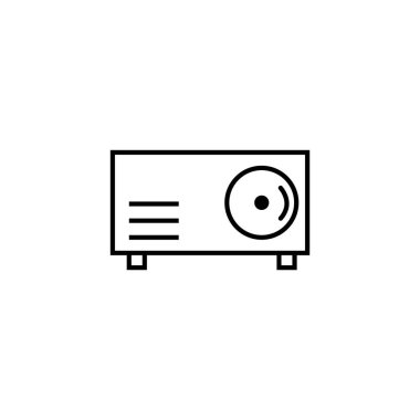 Projektör simgesi illüstrasyon unsuru tasarımı