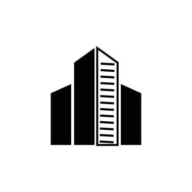 Gökdelen simgesi illüstrasyon element tasarımı