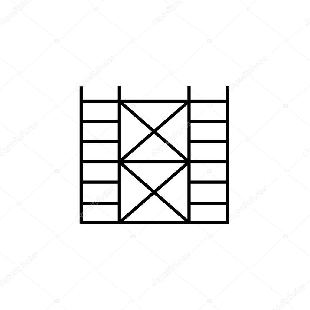 Scaffolding icon illustration element design