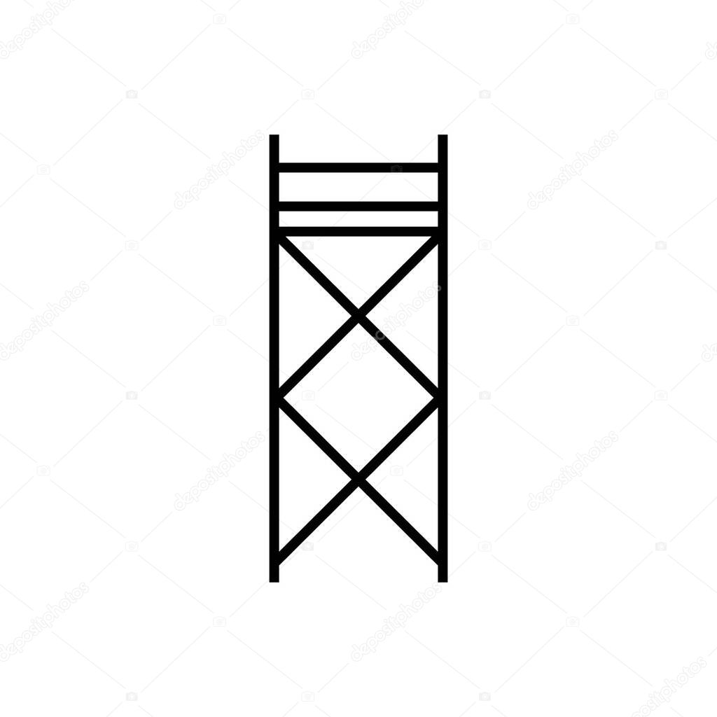 Scaffolding icon illustration element design