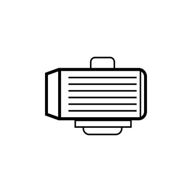 elektrik motor simgesi illüstrasyon unsuru tasarımı